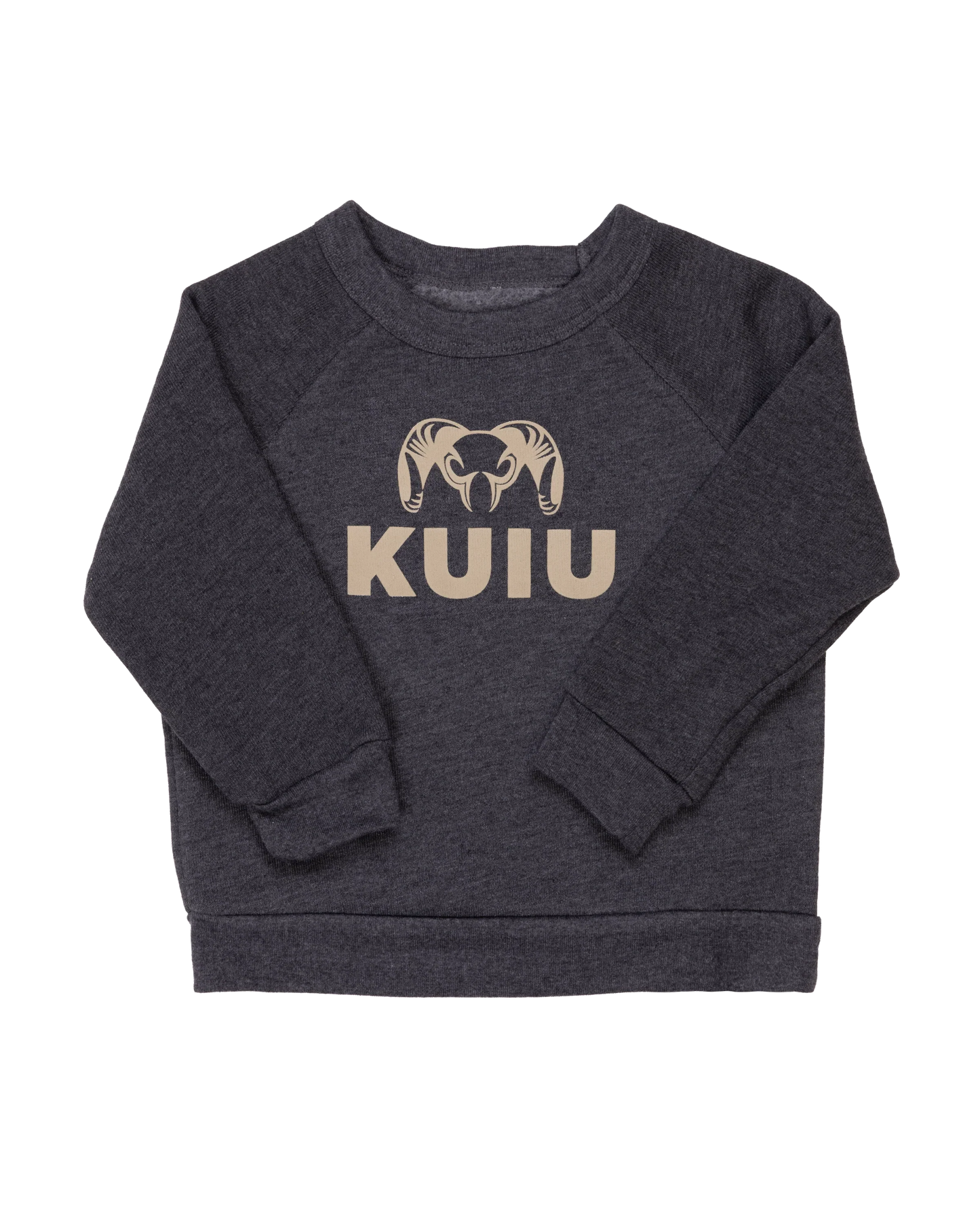 Toddler Stacked Logo Crewneck Sweatshirt | Khaki