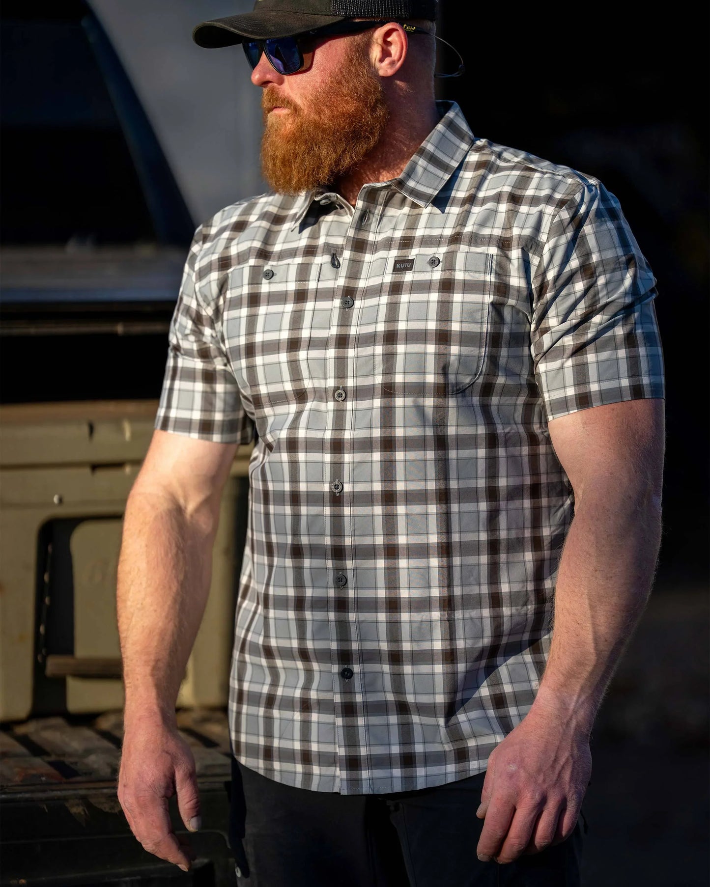 Borrego SS Shirt | Verde Crosscheck Plaid