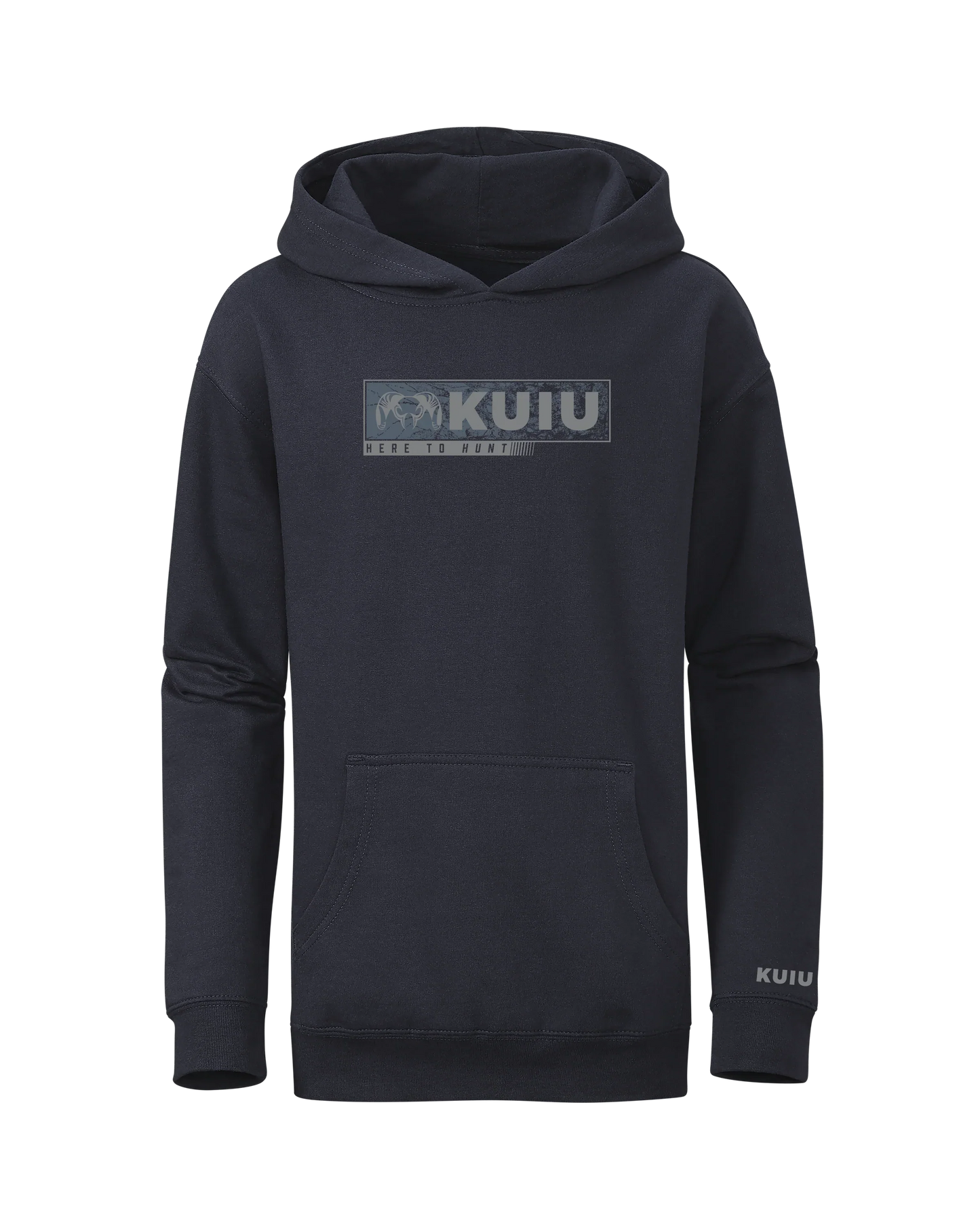 Youth Here to Hunt Gritstone Hoodie | Navy