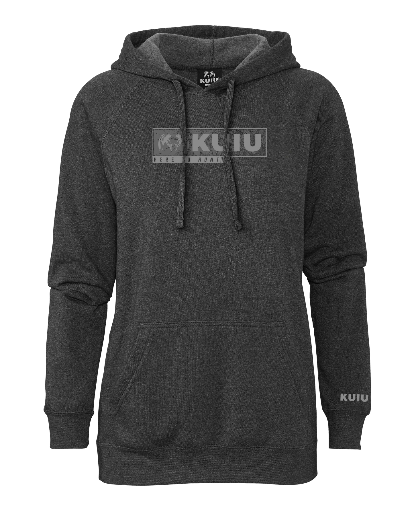 Women's Here to Hunt Gritstone Hoodie | Charcoal