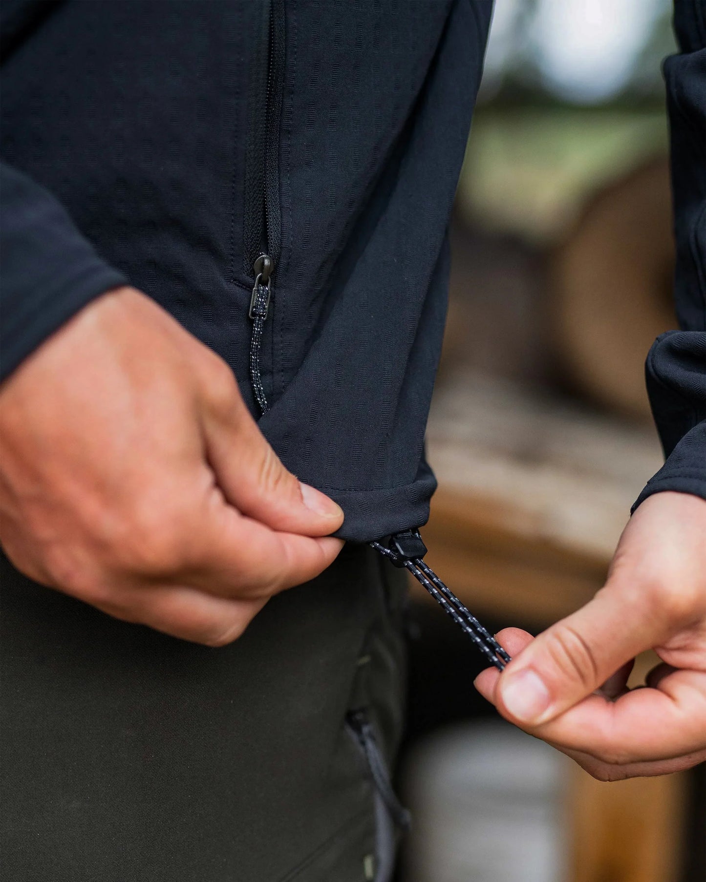Blockfield Fleece Hoodie | Dark Sage