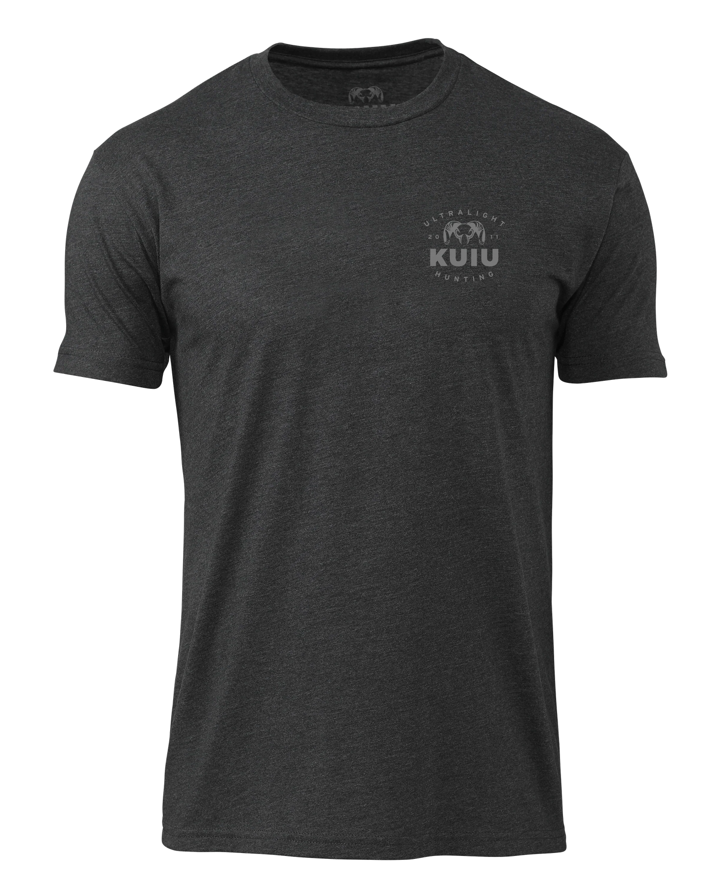 KUIU Ultralight Chest Logo T-Shirt | Charcoal