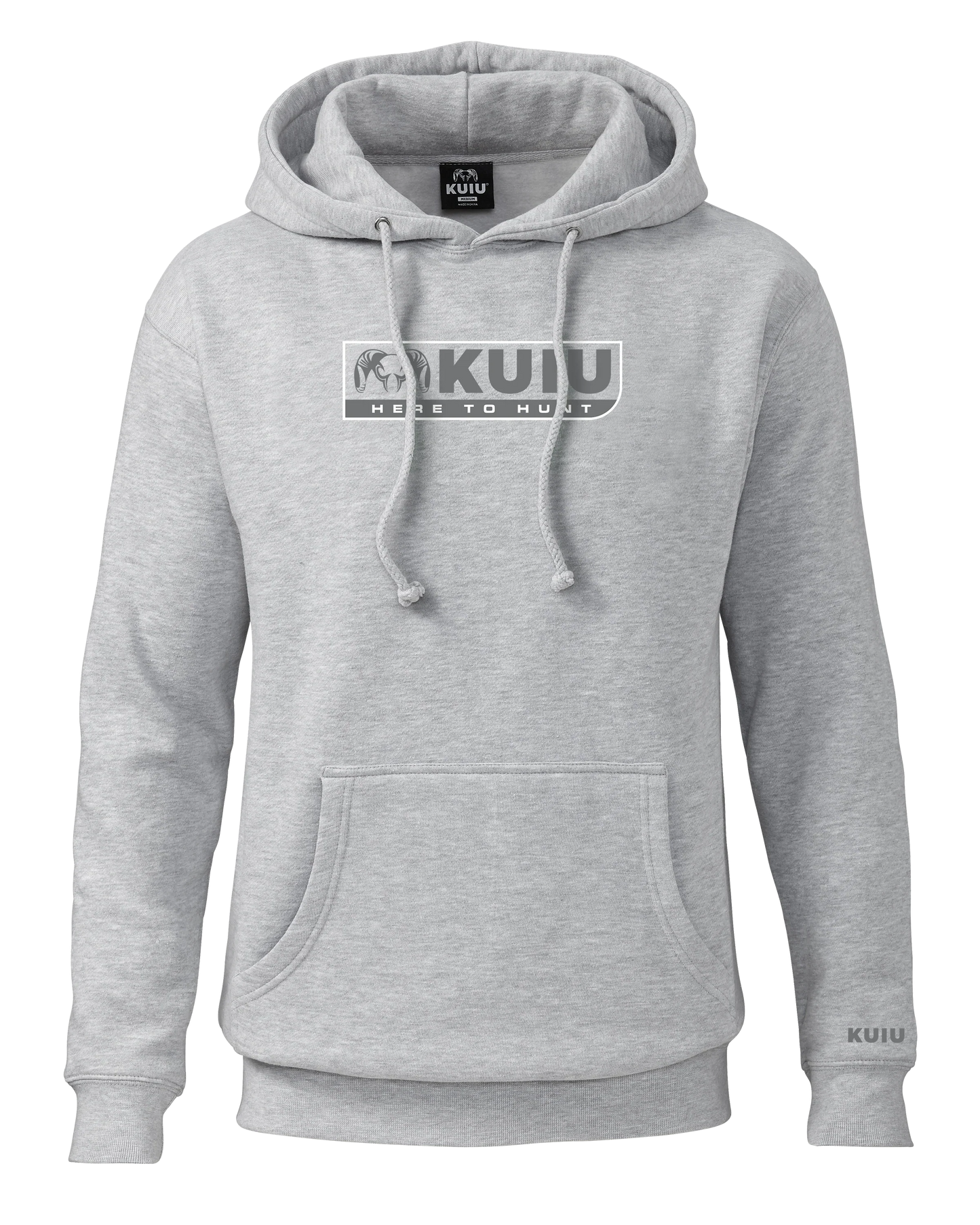 KUIU Here to Hunt Hoodie | Heather Grey