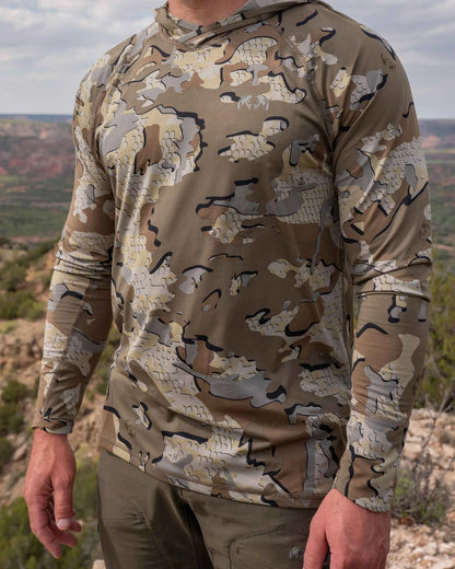 Gila LS Hoodie Gritstone | Lunar Gritstone