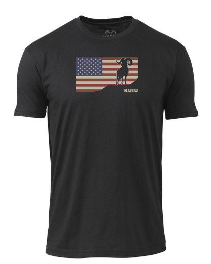 KUIU Ram Flag T-Shirt | Black
