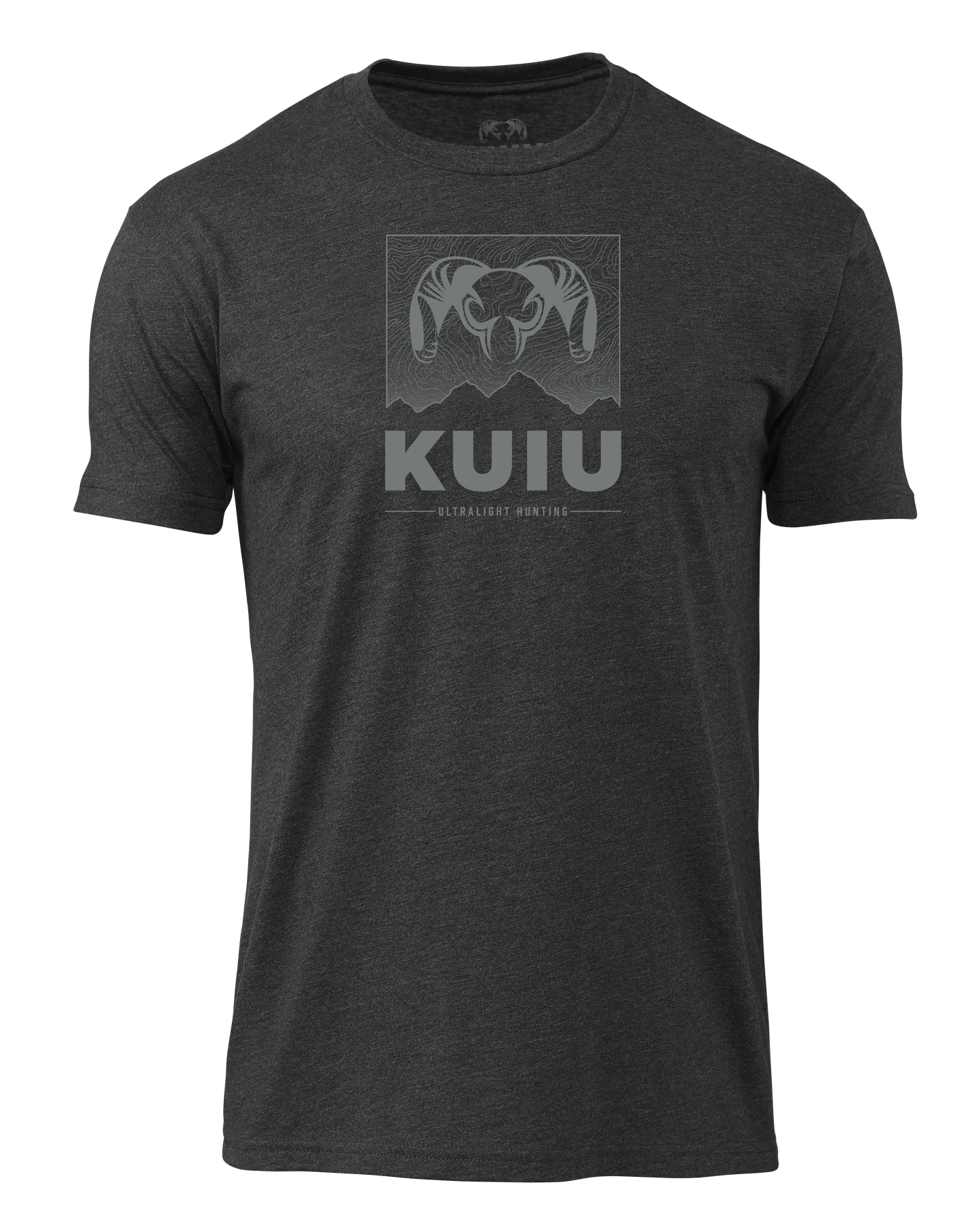 KUIU Topo Mountain T-Shirt | Charcoal