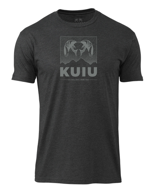 KUIU Topo Mountain T-Shirt | Charcoal