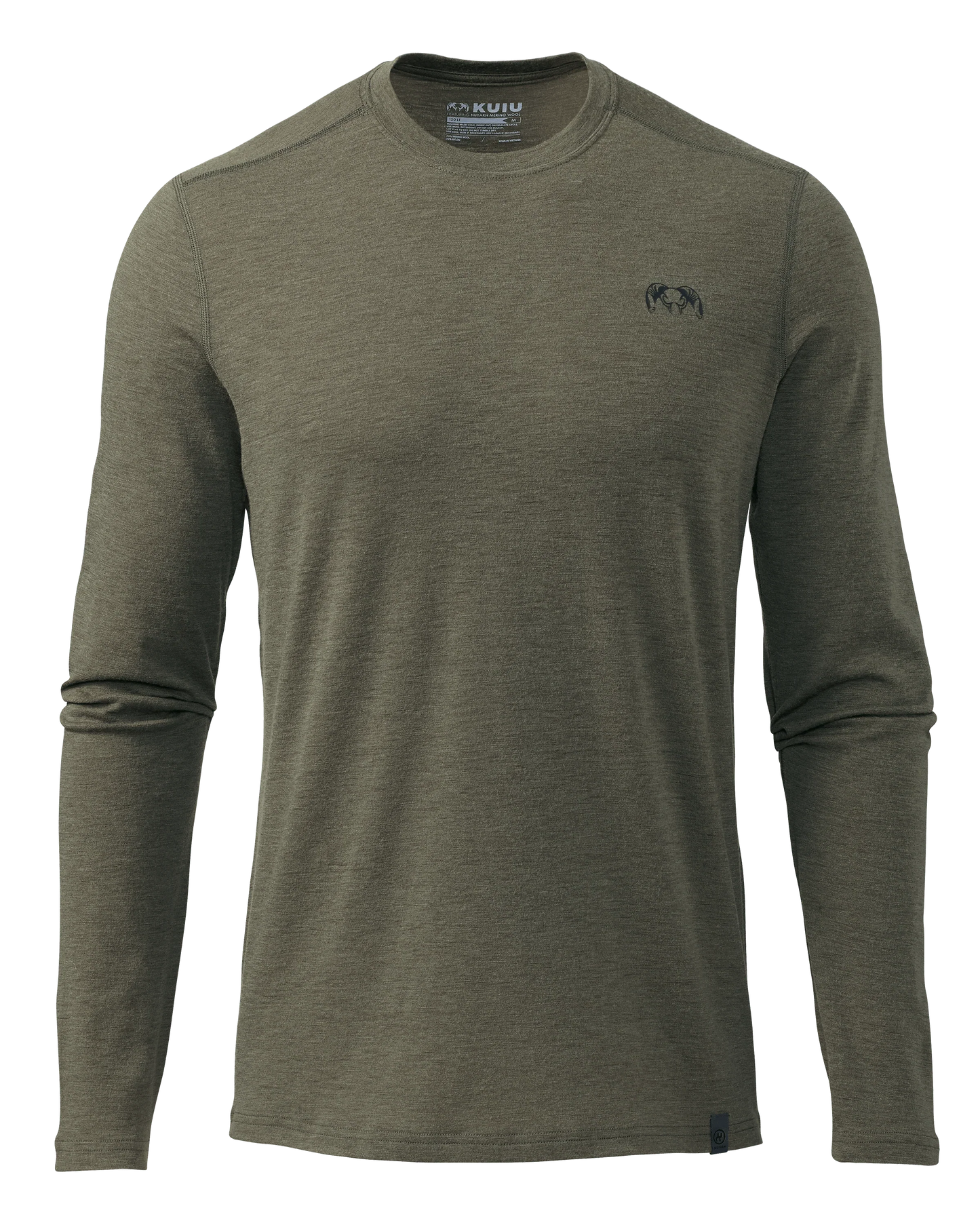 ULTRA Merino 120 LT LS Crew-T | Ash