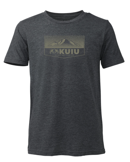 Youth Ultralight Mountain Logo T-Shirt | Charcoal
