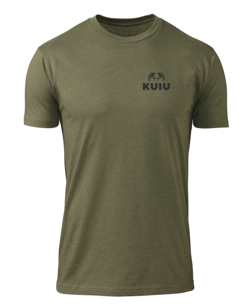 KUIU Ram Chest Logo T-Shirt | Military Green
