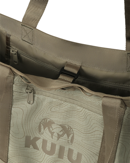 KUIU CORDURA® 2800 Structured Tote Bag | Bone Topo