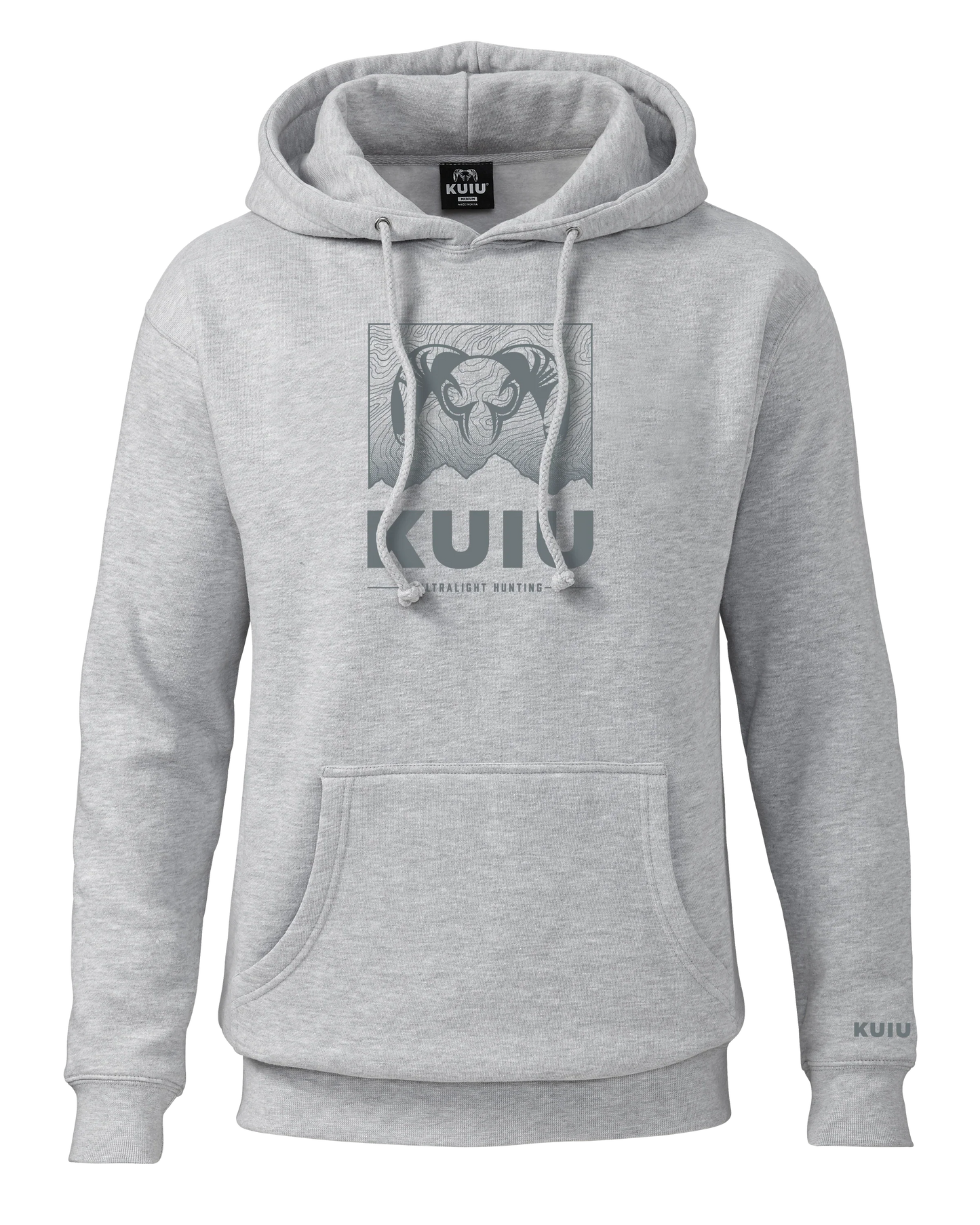 KUIU Topo Mountain Hoodie | Heather Grey