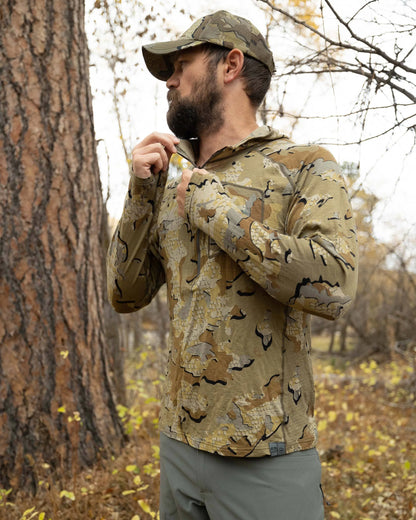 ULTRA Merino 145 Zip-T Hunting Hoodie | Bone