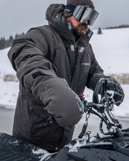 Super Down Arktuk Mitt | Asphalt