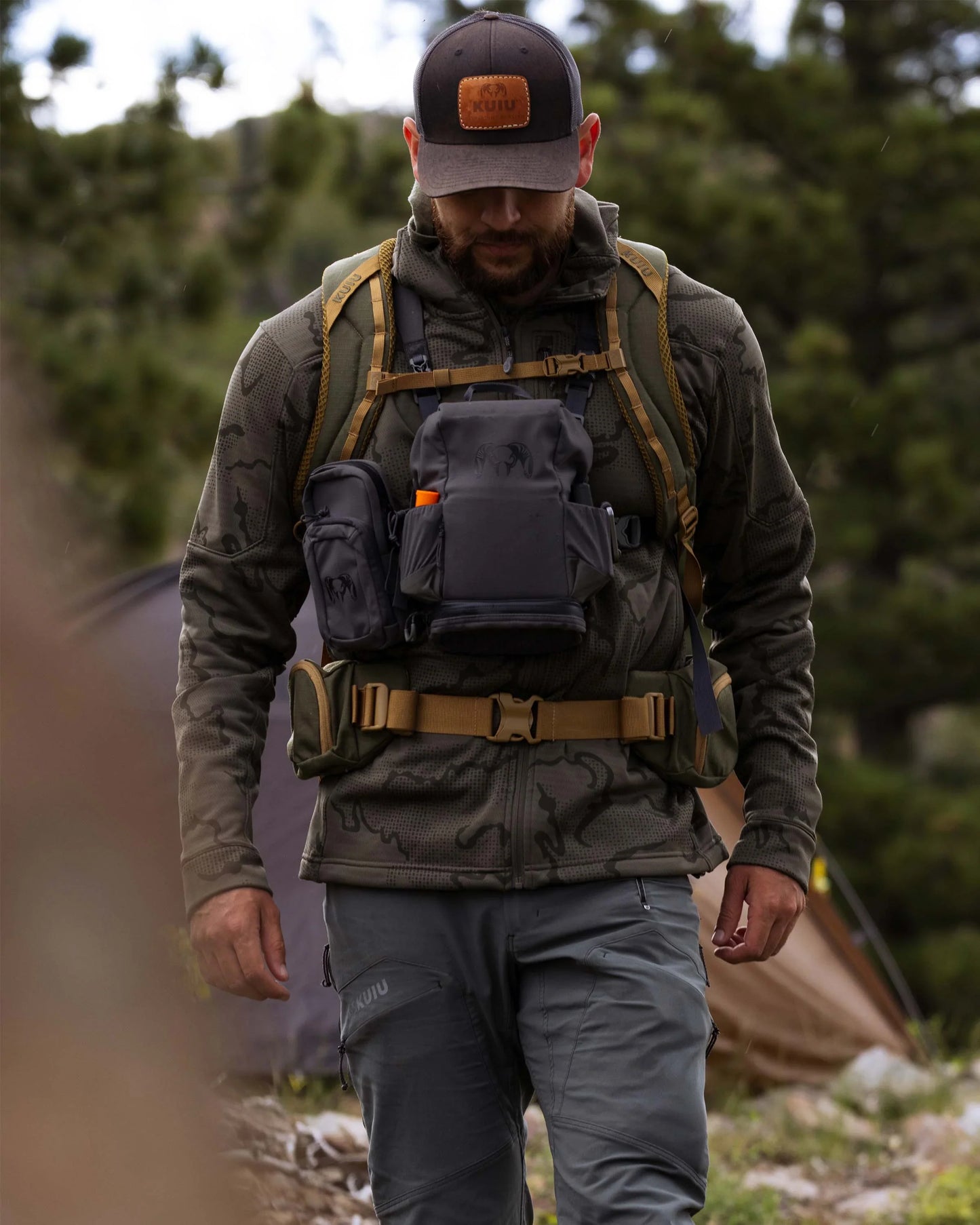 Ridgepoint Fleece Hoodie | Coyote Brown Tonal