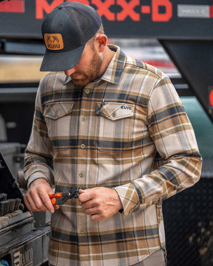 Flannel Heavyweight Shirt | Vias Check Plaid