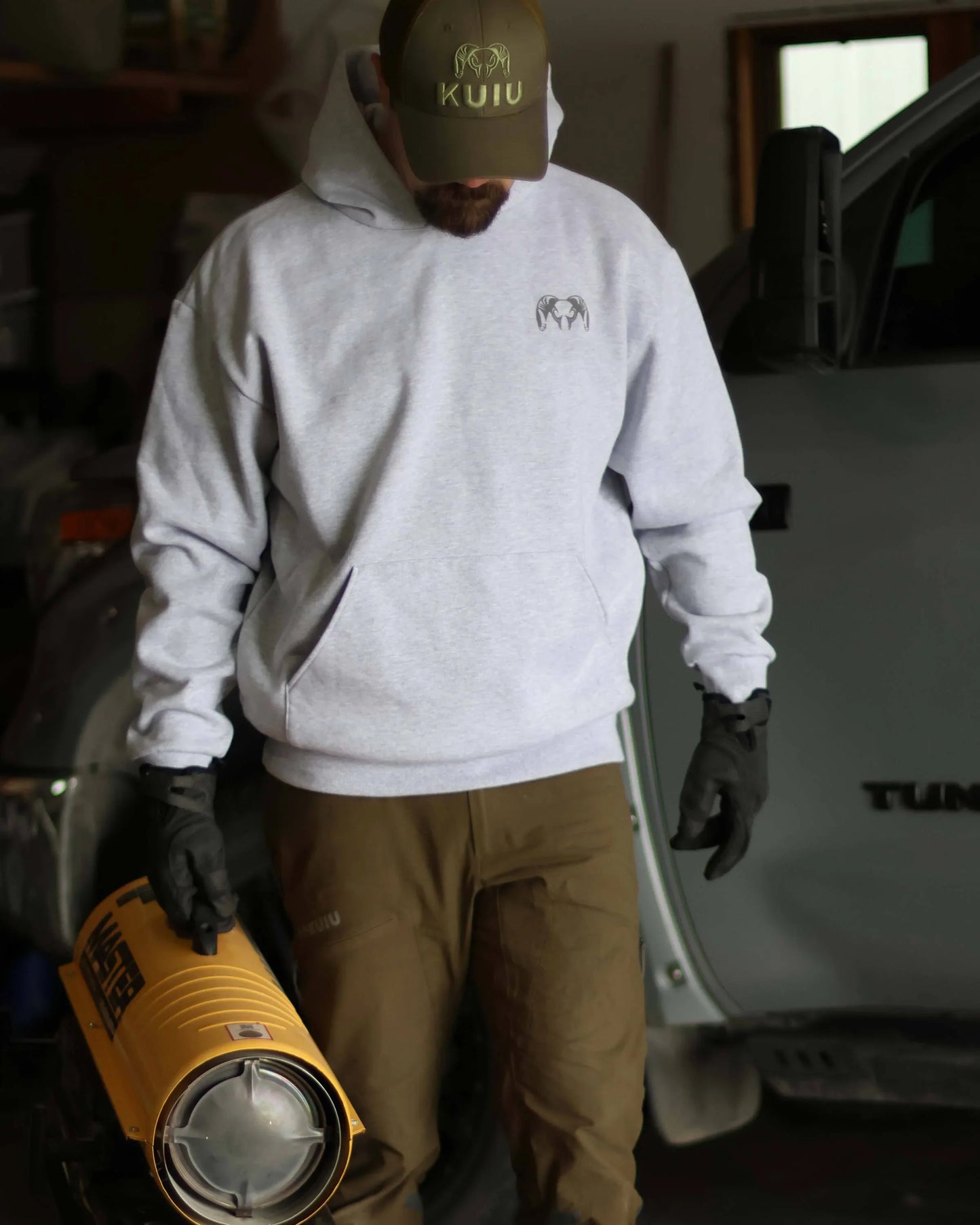 Workgrade Heavyweight Hoodie | Olive