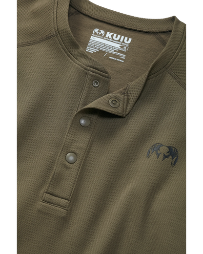 PRO Merino 200 Henley | Ash
