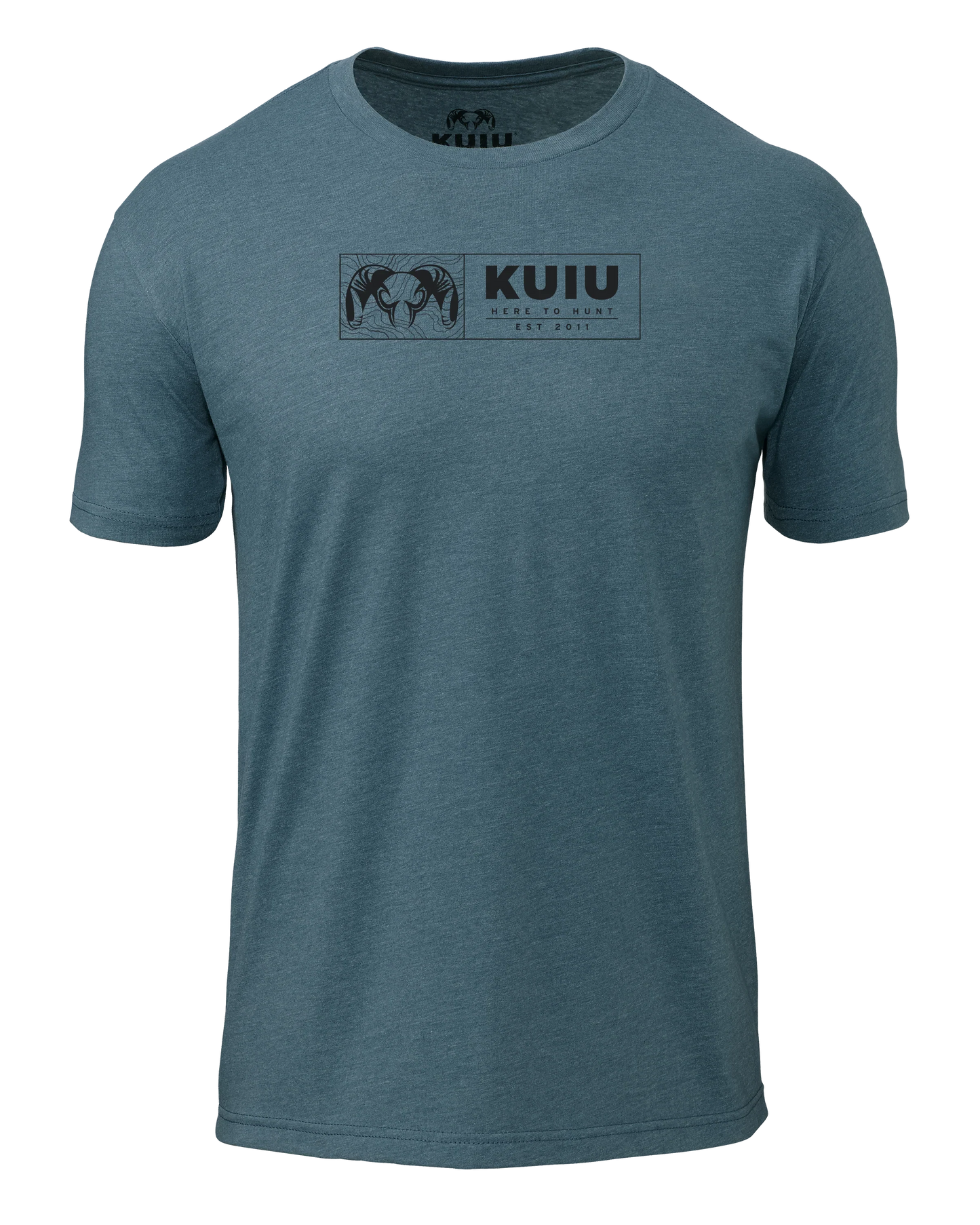 KUIU Topo Block T-Shirt | Indigo