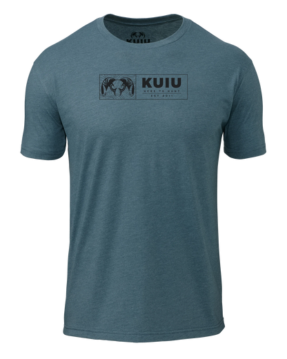 KUIU Topo Block T-Shirt | Indigo