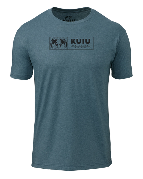 KUIU Topo Block T-Shirt | Indigo