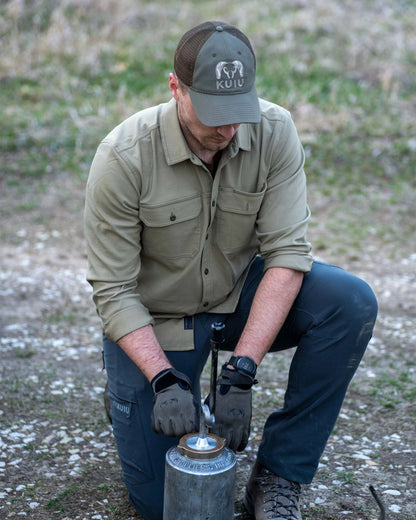 Motive LS Workgrade Shirt | Gunmetal