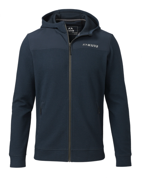 Solitude Knit Hoodie | Steel Blue