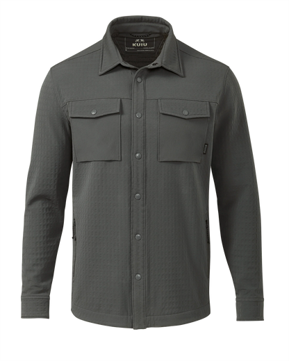 Blockfield Fleece Shirt Jacket | Gunmetal