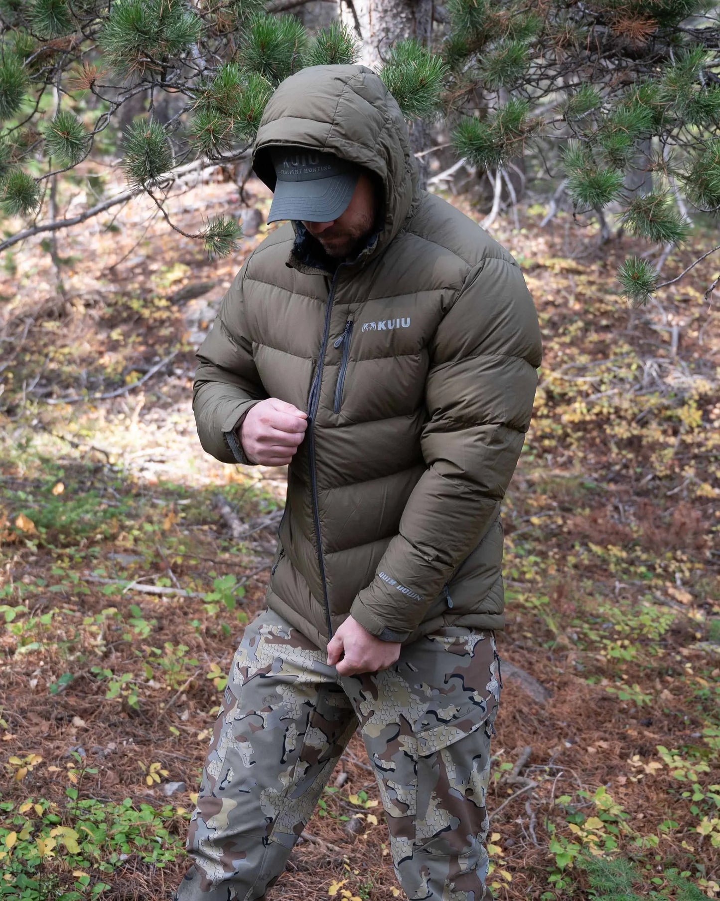 Super Down PRO Hooded Jacket | Gunmetal