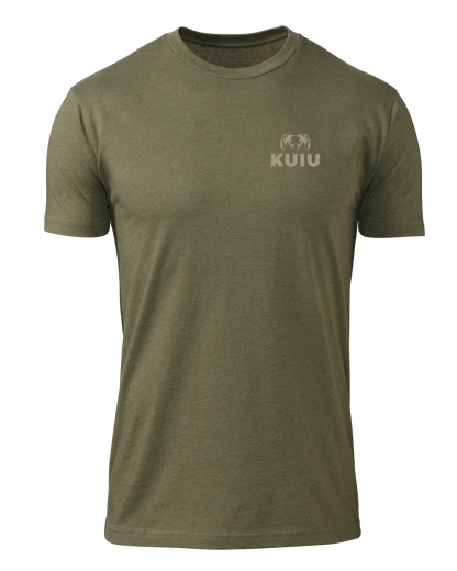 KUIU Here to Hunt Patch T-Shirt | Military Green