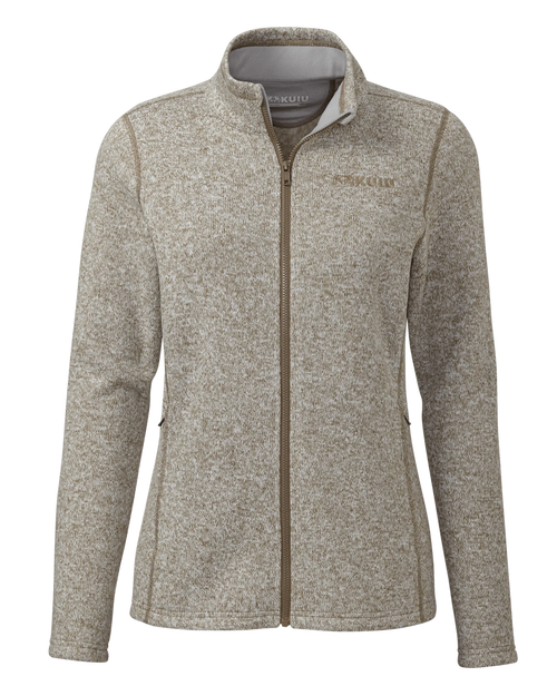 Women's Base Camp Full Zip Sweater | Khaki White Heather
