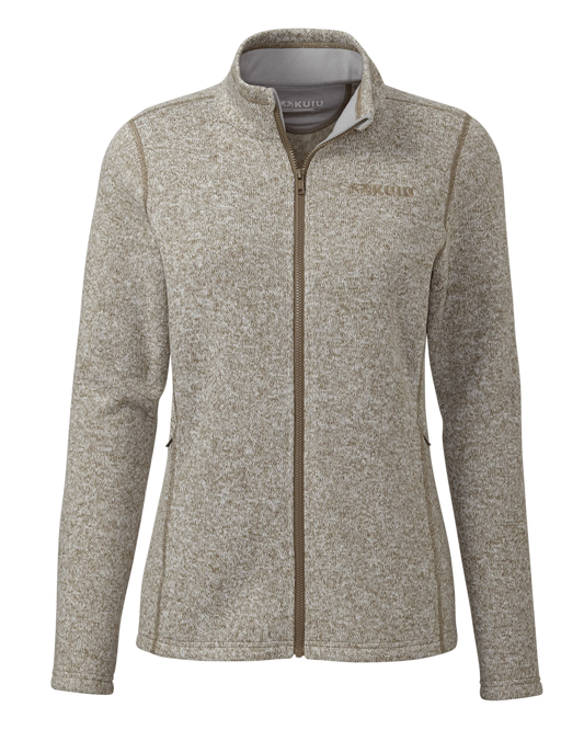 Women's Base Camp Full Zip Sweater | Khaki White Heather