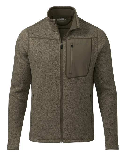 Base Camp Full Zip Sweater | Ash Heather