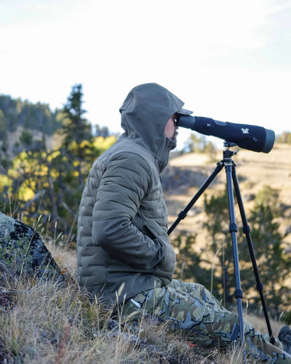 Axis Thermal Hybrid Hooded Jacket | Gunmetal