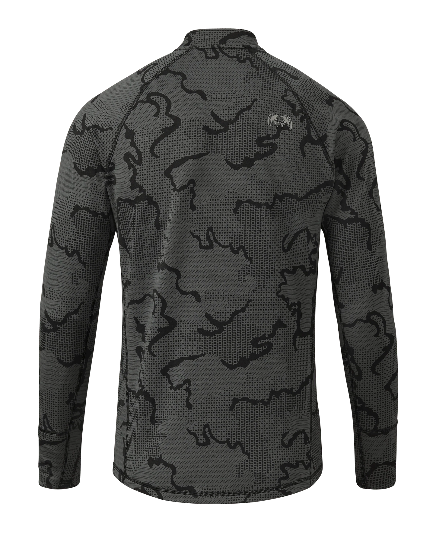Ridgepoint Fleece Henley | Black Tonal