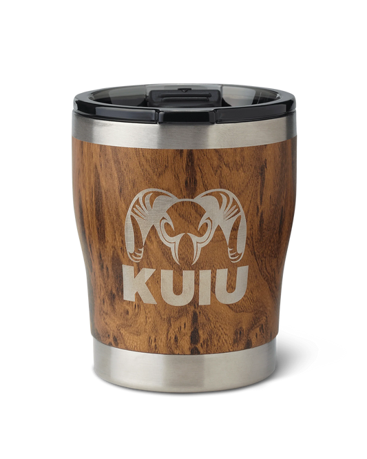 KUIU 10 oz Rocks Tumbler | Wood