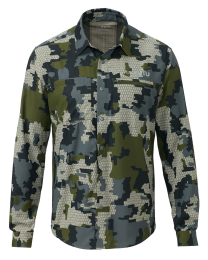 Mesa Vented LS Snap Shirt | Verde