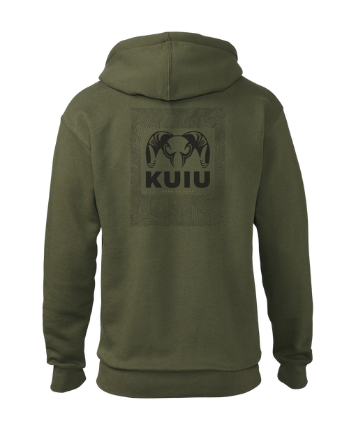 KUIU Topo Back Logo Hoodie | Army
