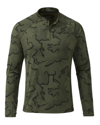 Ridgepoint Fleece Henley | Olive Tonal