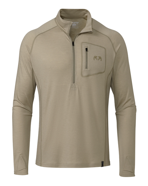 ULTRA Merino 145 Zip-T Hunting Shirt | Bone