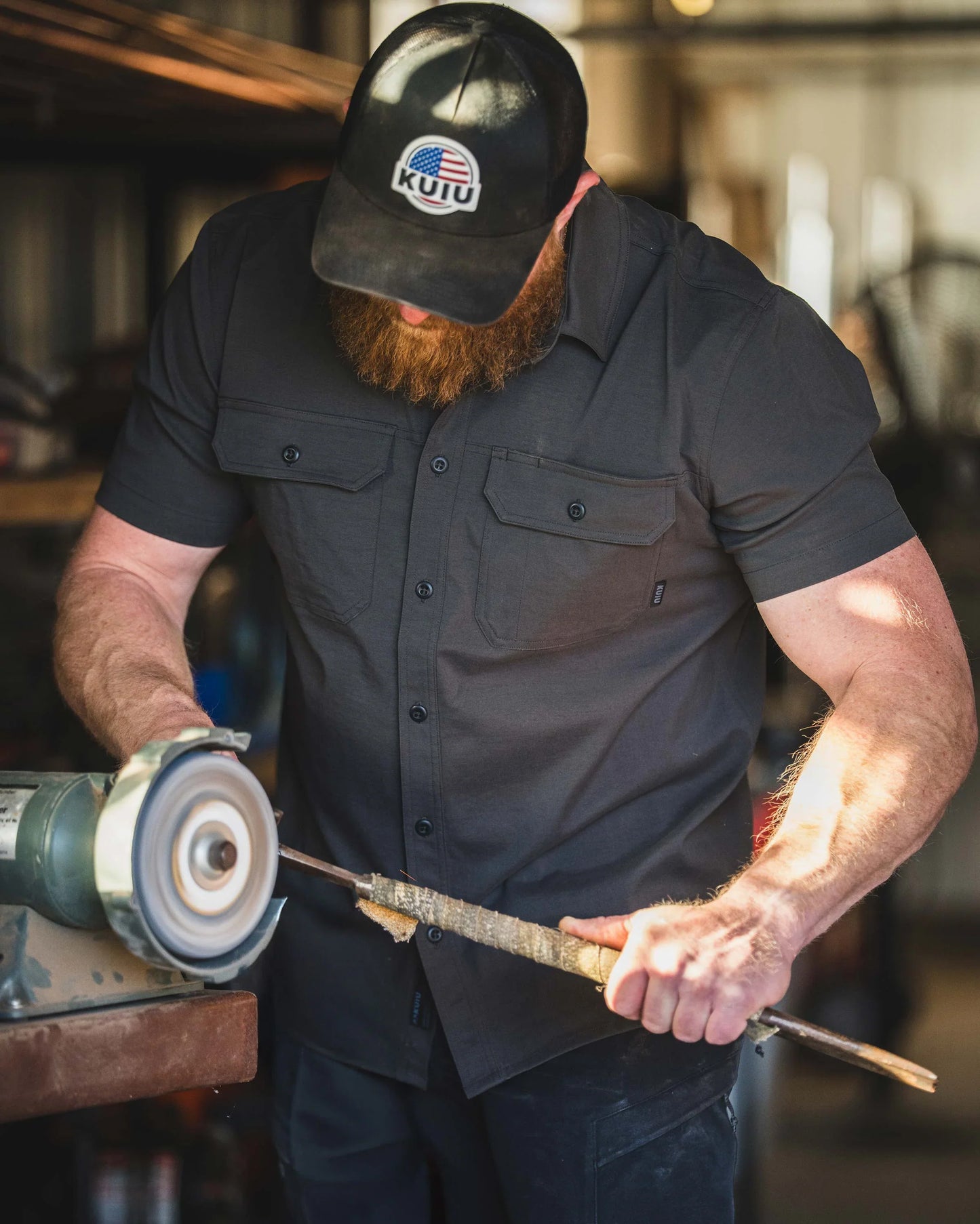 Motive SS Workgrade Shirt | Asphalt