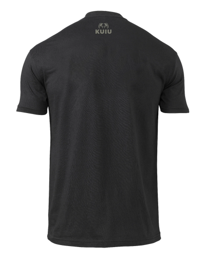 KUIU Topo Block Logo T-Shirt | Black