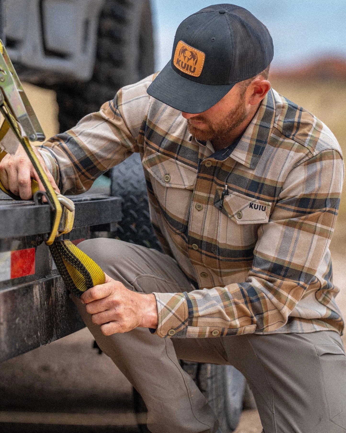 Flannel Heavyweight Shirt | Verde Check Plaid