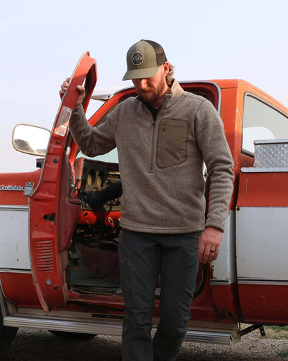 Base Camp Pullover Sweater | Olive Heather
