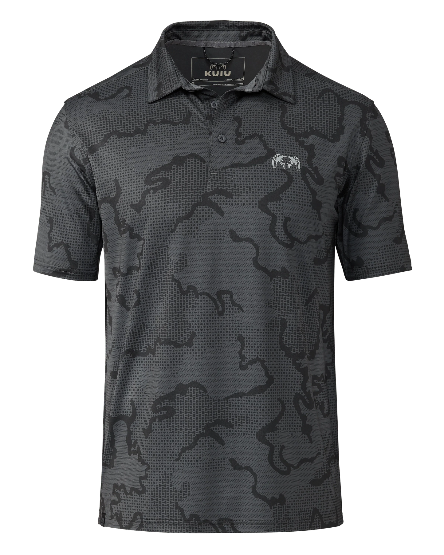 KUIU Performance Polo | Gunmetal Tonal