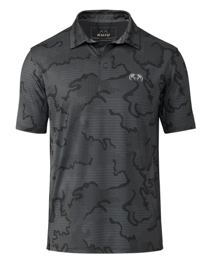 KUIU Performance Polo | Gunmetal Tonal