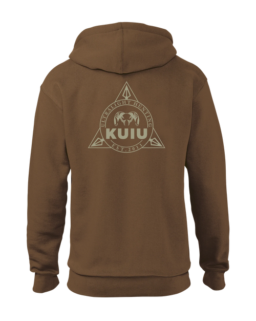 KUIU Bowhunter Badge Hoodie | Saddle