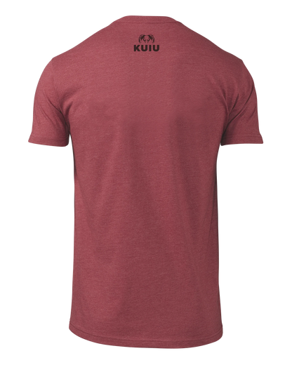 KUIU Here to Hunt Fade T-Shirt | Cardinal