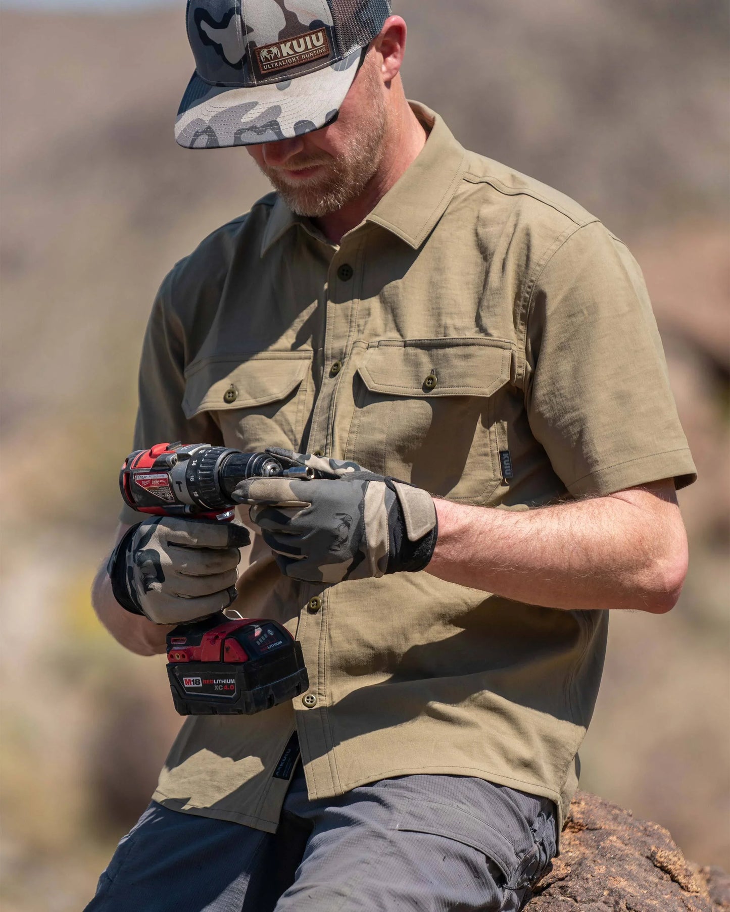 Motive SS Workgrade Shirt | Gunmetal