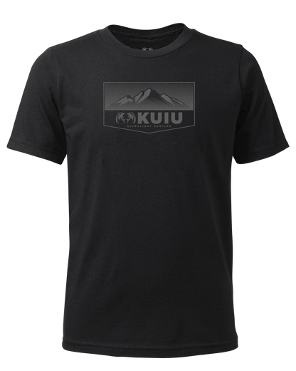 Youth Ultralight Mountain Logo T-Shirt | Black